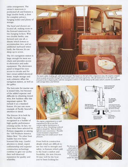 Ericson 34 Brochure [Pacific Seacraft]