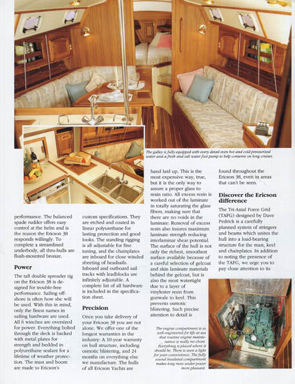 Ericson 38 Brochure [Pacific Seacraft]