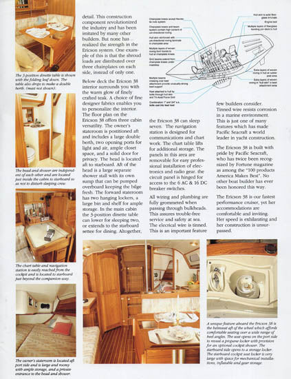 Ericson 38 Brochure [Pacific Seacraft]