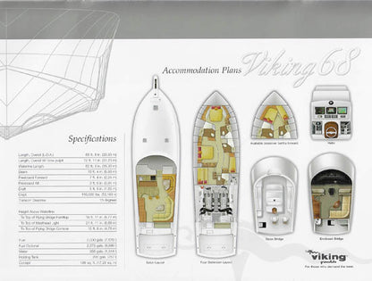 Viking 68 Convertible Brochure