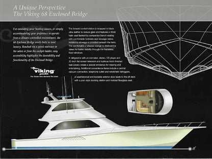 Viking 68 Convertible Brochure