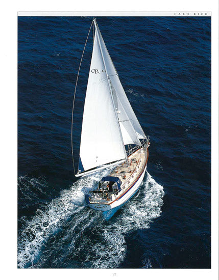 Cabo Rico The World's Best Sailboats Volume II Book Reprint Brochure