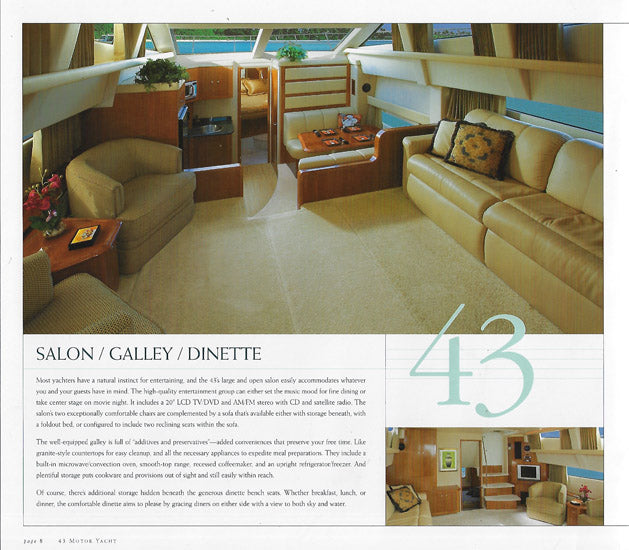 Carver 43 Motor Yacht Brochure
