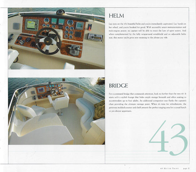 Carver 43 Motor Yacht Brochure