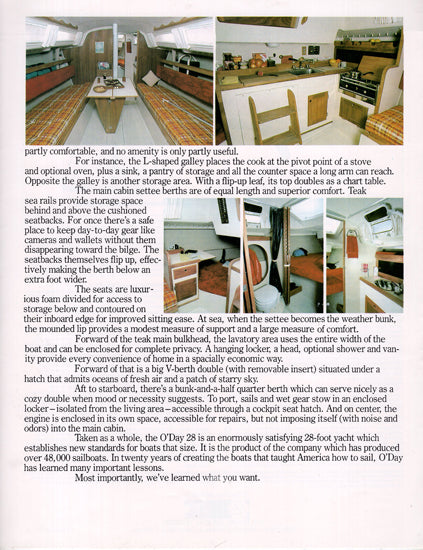 O'Day 28 Brochure