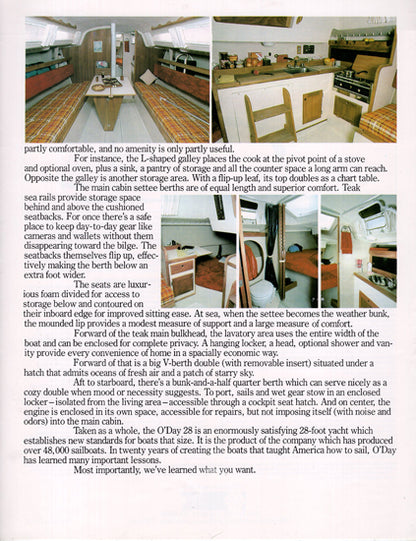 O'Day 28 Brochure
