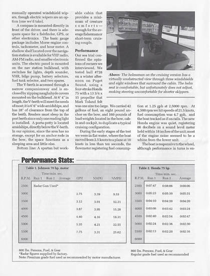 C-Dory 22 Powerboat Reports Magazine Reprint Brochure