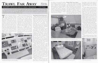 Mainship 430 Boat Test Magazine Reprint Brochure