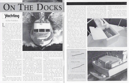 Mainship 430 Boat Test Magazine Reprint Brochure