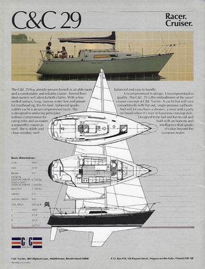 C&C 29 Brochure