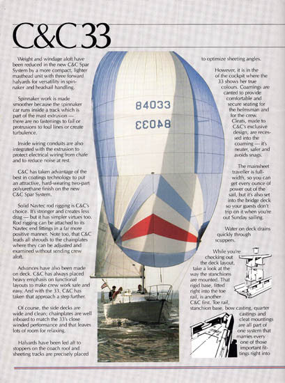 C&C 33 Brochure