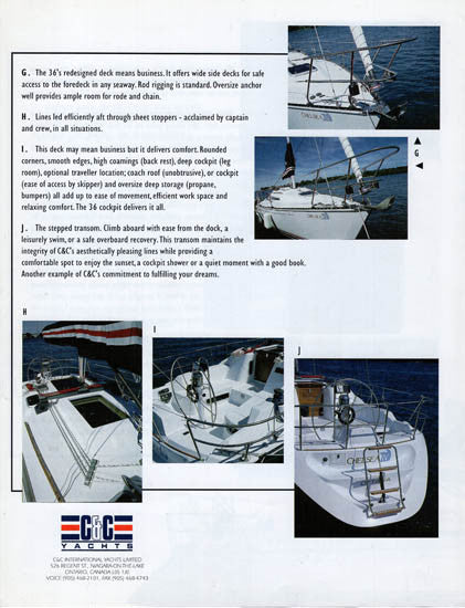 C&C 36 Brochure