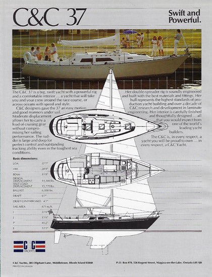 C&C 37 Brochure