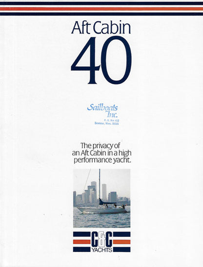 C&C 40 Aft Cabin Brochure