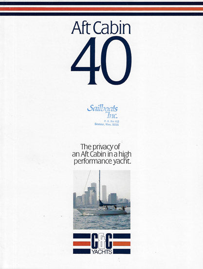 C&C 40 Aft Cabin Brochure