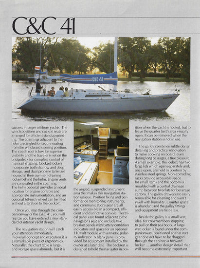 C&C 41 Brochure