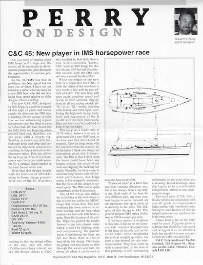 C&C 45R / IMS 45 Brochure Package