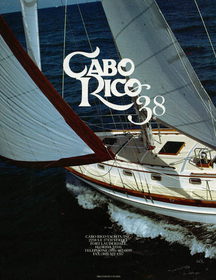 Cabo Rico 38 Poster Brochure
