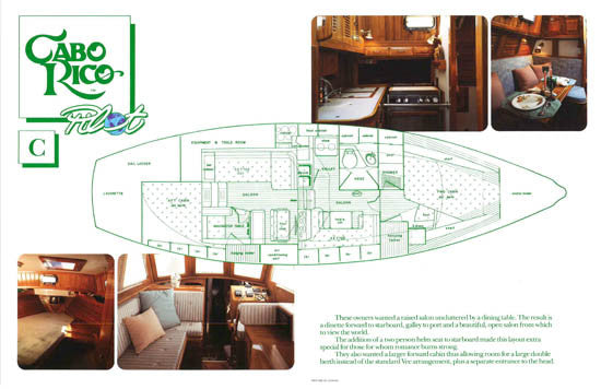 Cabo Rico 38 Pilot Brochure Package