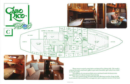 Cabo Rico 38 Pilot Brochure Package