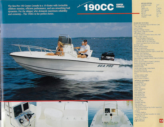 Sea Pro 1999 Brochure