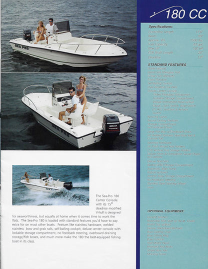 Sea Pro 1995 Brochure