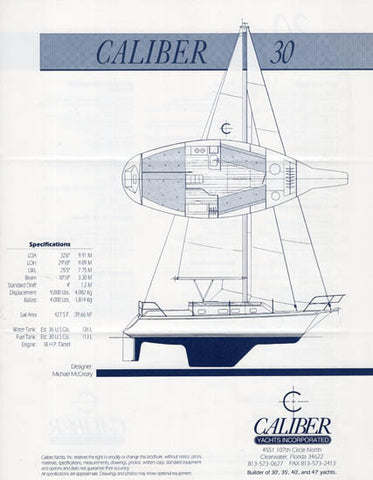 Caliber 30 Specification Brochure