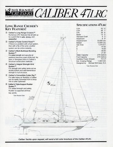 Caliber 47LRC Specification Brochure