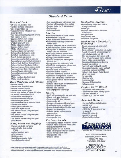 Caliber 47 Specification Brochure