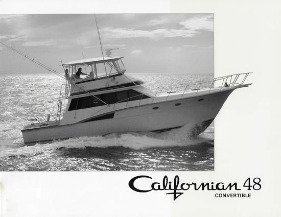 Californian 48 Convertible Brochure
