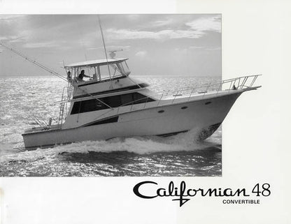 Californian 48 Convertible Brochure