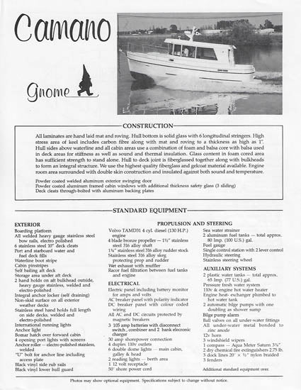 Camano 31 Brochure