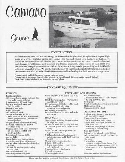 Camano 31 Brochure