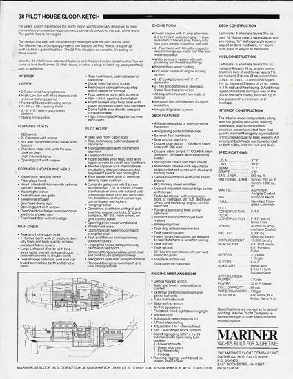 Mariner 38 Digital Pilothouse Brochure
