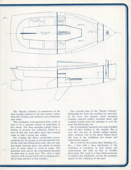Mystic Catboat Brochure