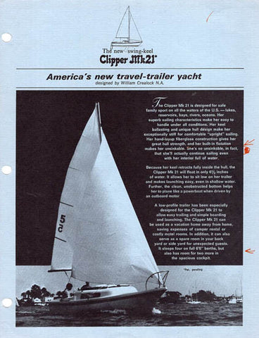 Clipper 21 Mark II Brochure