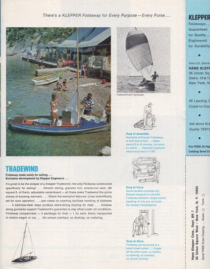 Klepper Foldaways Brochure