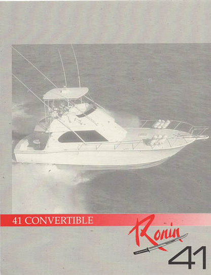 Ronin 41 Specification Brochure