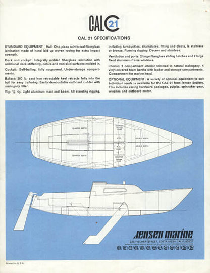 Cal 21 Brochure