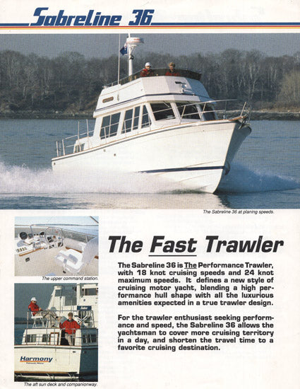 Sabreline 36 Brochure