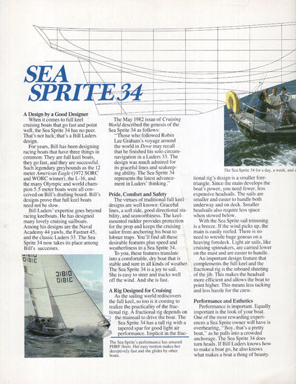 Sea Sprite 34 Brochure Digital Package