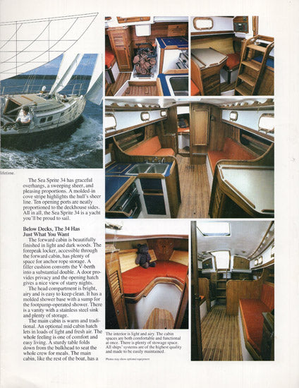 Sea Sprite 34 Brochure Digital Package