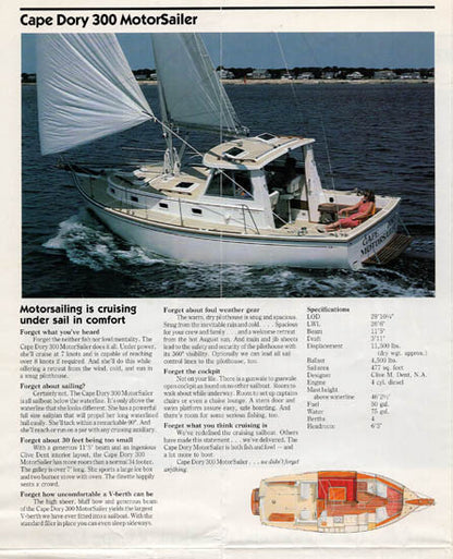 Cape Dory 1988 Brochure