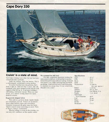 Cape Dory 1988 Brochure