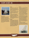 Cape Dory 28 Brochure