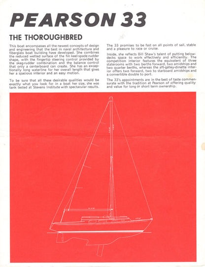 Pearson 33 Brochure