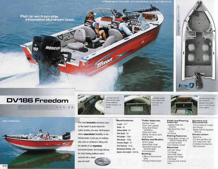 Triton 2006 Aluminum Brochure SailInfo I