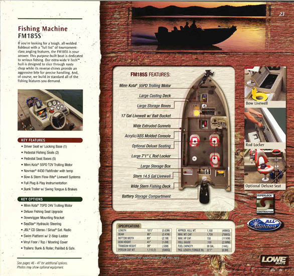 Lowe 2006 Fishing Brochure – SailInfo I boatbrochure.com