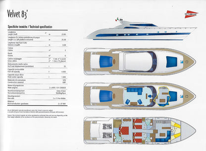 Tecnomar Velvet 83 Brochure