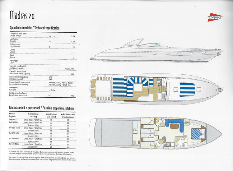 Tecnomar Madras 20 Brochure